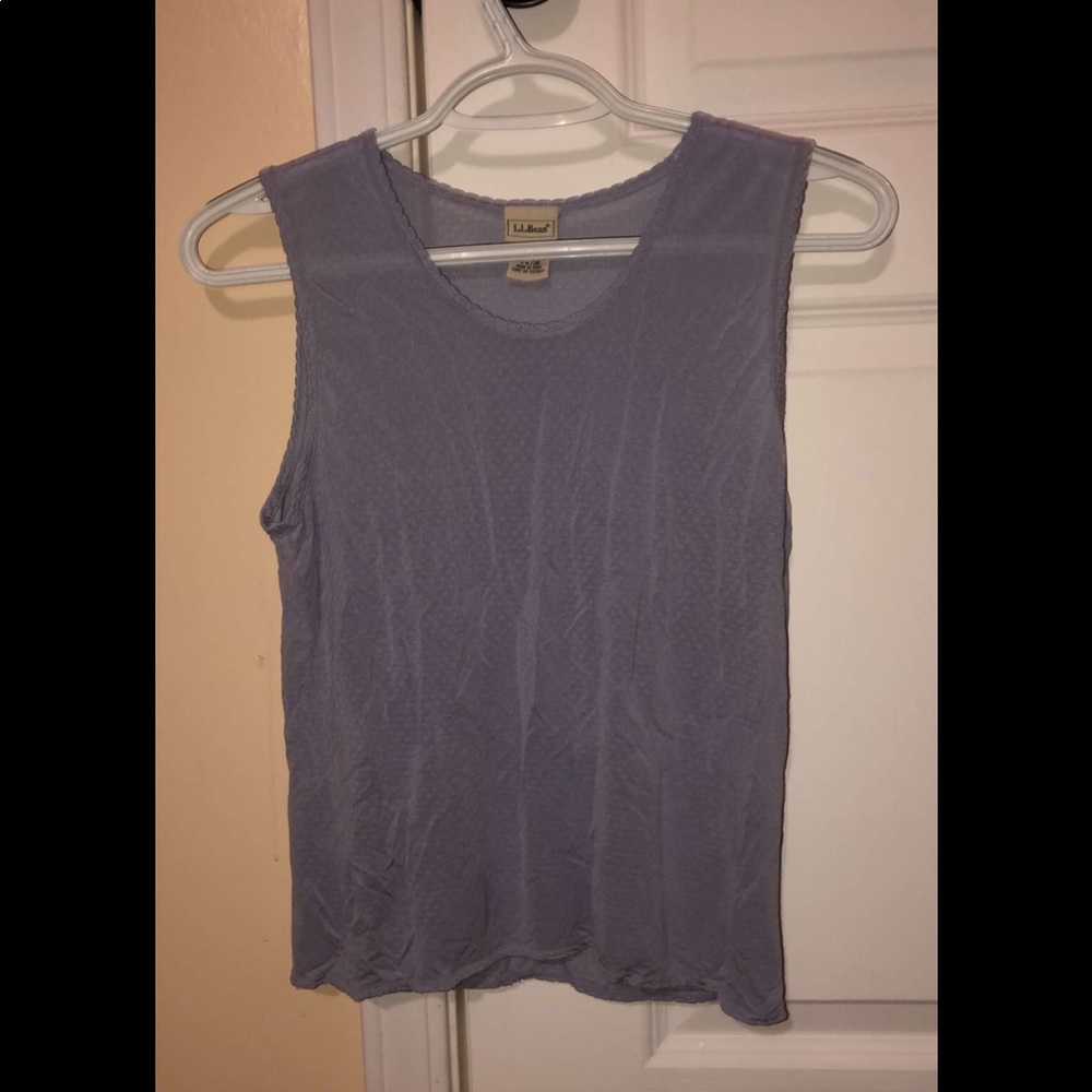 Mesh flowy tank top | LLBean | Small